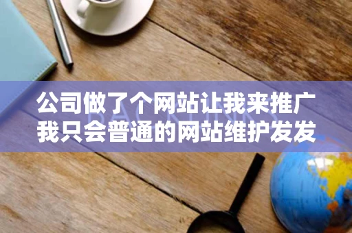 公司做了个网站让我来推广我只会普通的网站维护发发文章应该怎样