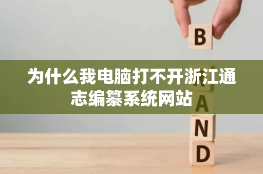 为什么我电脑打不开浙江通志编纂系统网站